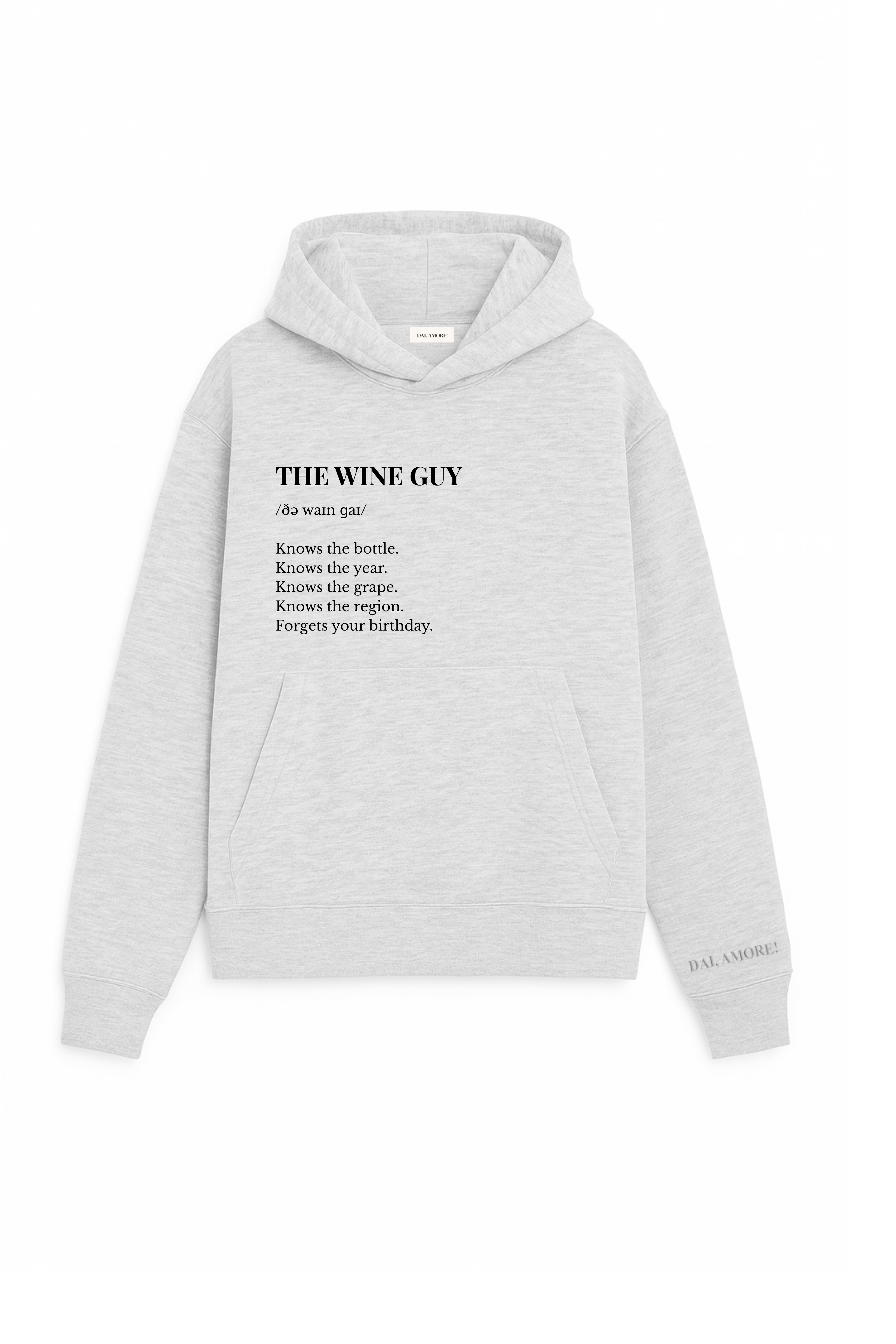 HOODIE "THE WINE GUY"